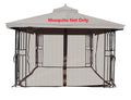 Alisun Universal 12' X 12' Gazebo Mosquito Netting (Brown)