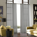 Curtainworks Soho Voile Sheer Grommet Curtain Panel, 59 by 84, Silver
