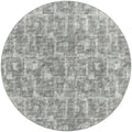 Delano Da1 Grey Transitional Rug Round 6' X 6'