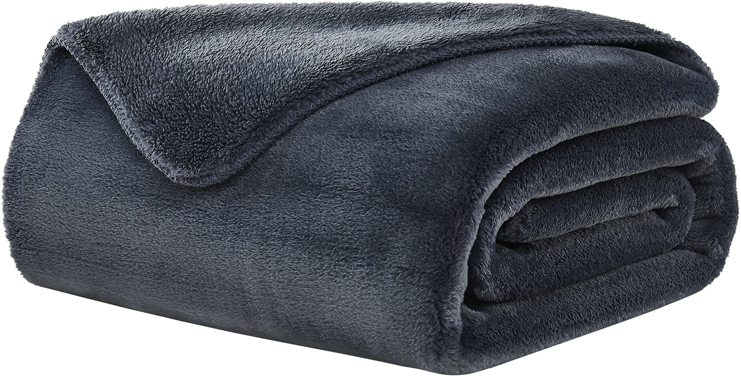 UGG 11063 Oversized Reversible Fleece Throw Blanket Polyester Denim 70 x 50-Inch