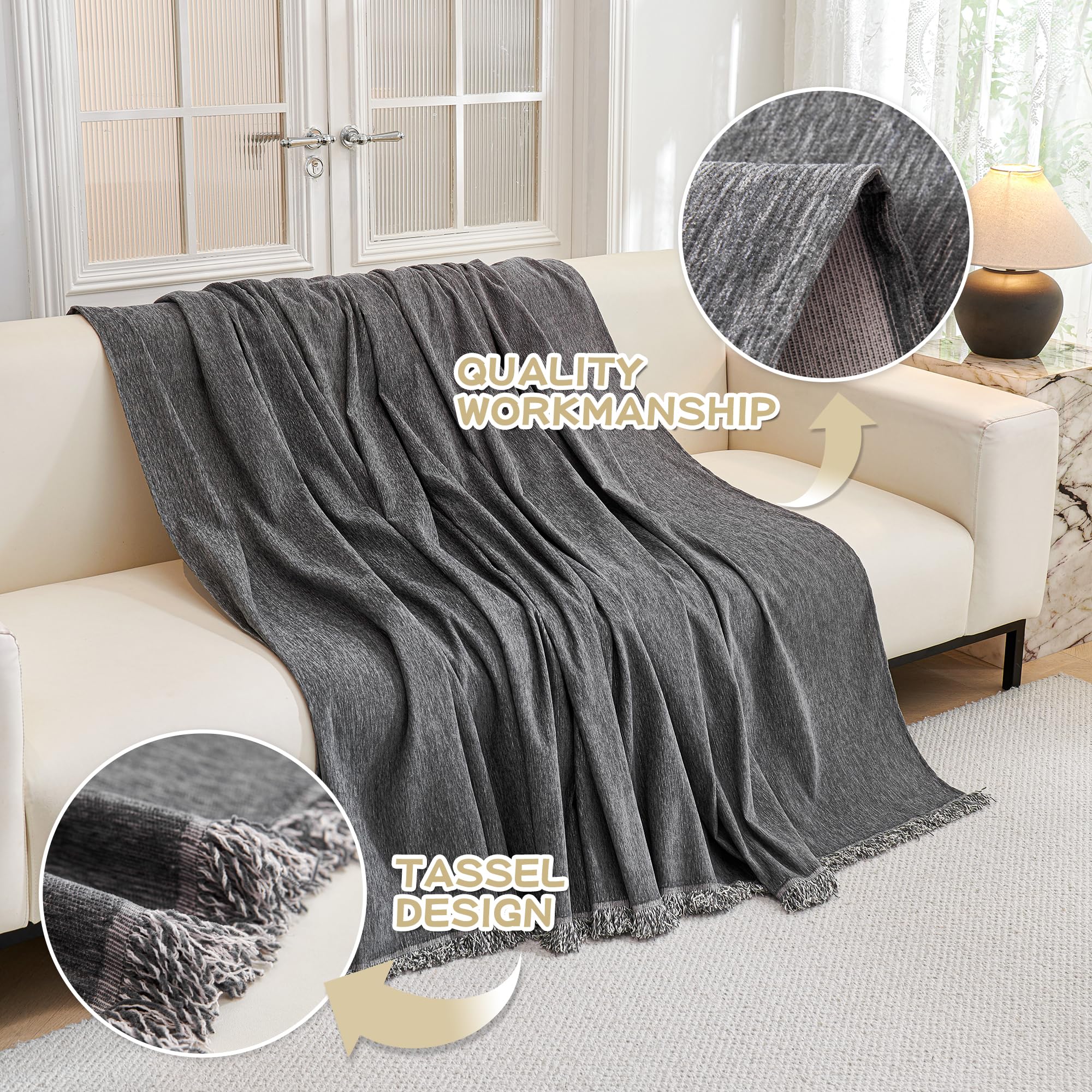 Mysky Home Couch Cover For Dogs, Washable Couch Covers, Non Slip Couch Sofa Cover, Couch Cover 2 Cushion Sofa Dogs Furniture Pro