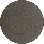 Unique Loom Outdoor Solid Collection Area Rug (3' 3'' Round Black/Ivory)