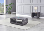Best Quality Furniture Ct46-47 Coffee Table Set, Walnut