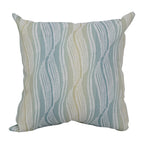 Blazing Needles Square Polyester Jacquard Throw Pillow, 17", Clove Seagla