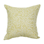Blazing Needles Square Polyester Jacquard Throw Pillow, 17", Florian Pineap