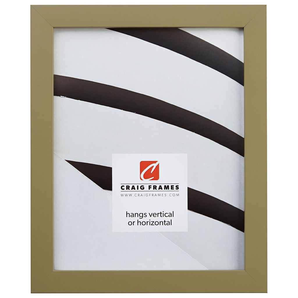 Craig Frames Confetti, Modern Olive Green Picture Frame, 20 x 26 Inch