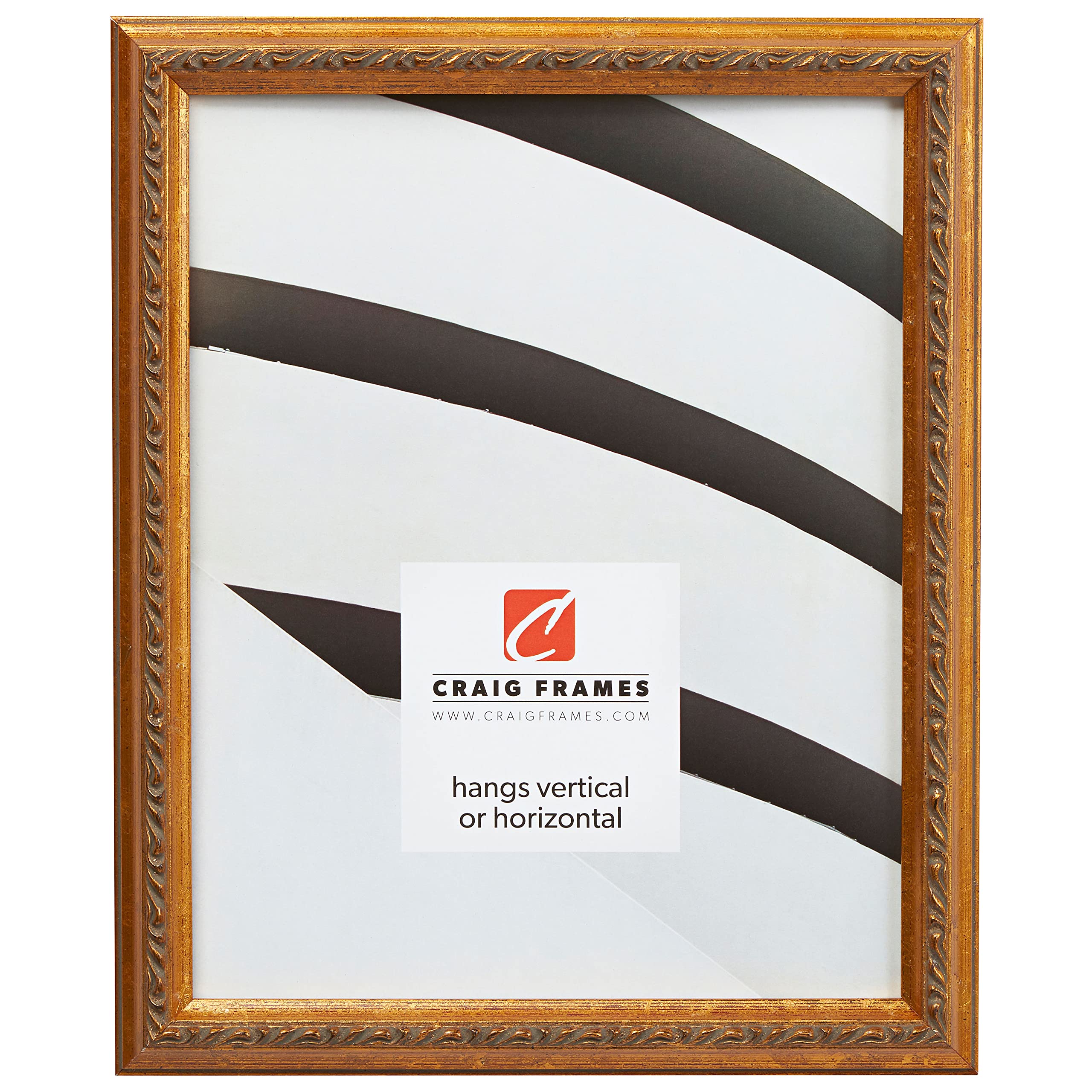Craig Frames Whittemore, 24x24 Picture Frame, Ornate Gold