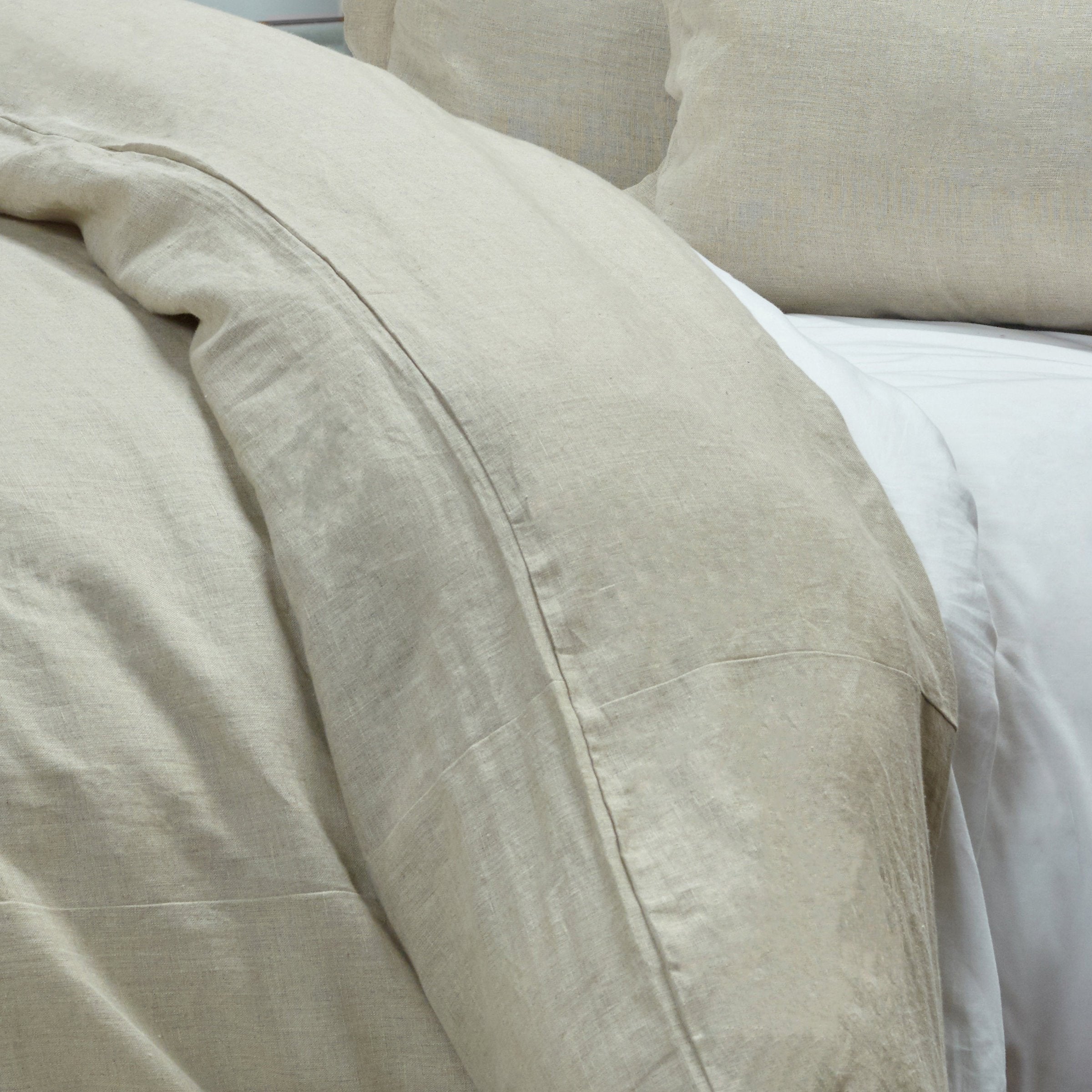 Rizzy Home | BT1759 | King Sham | 20"x36" Brown/Neutral/ Solid