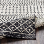 Livabliss Chester Boho Moroccan Runner Area Rug,2'7'' X 20',Black