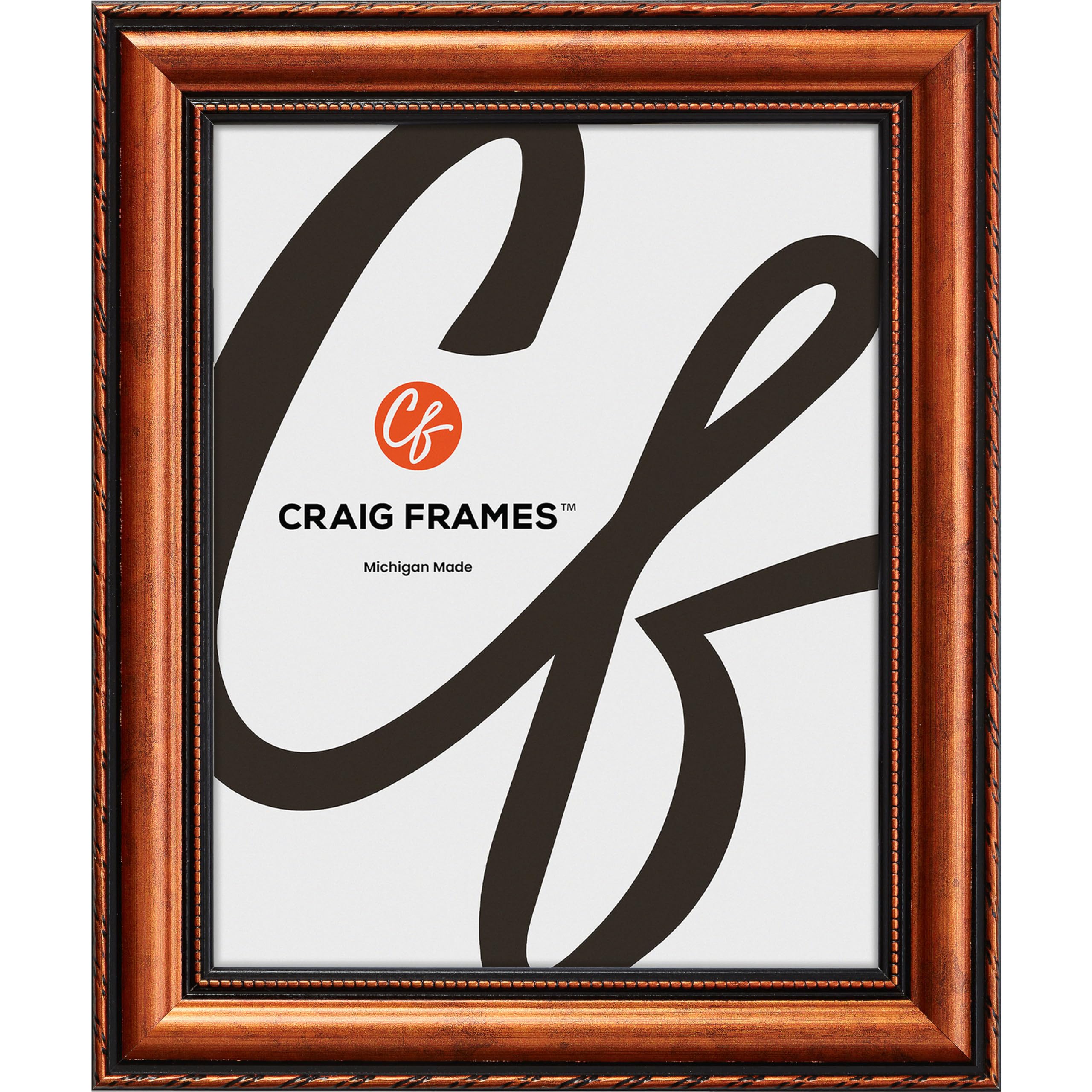 Craig Frames Victoria, 21x24 Picture Frame, Ornate Copper