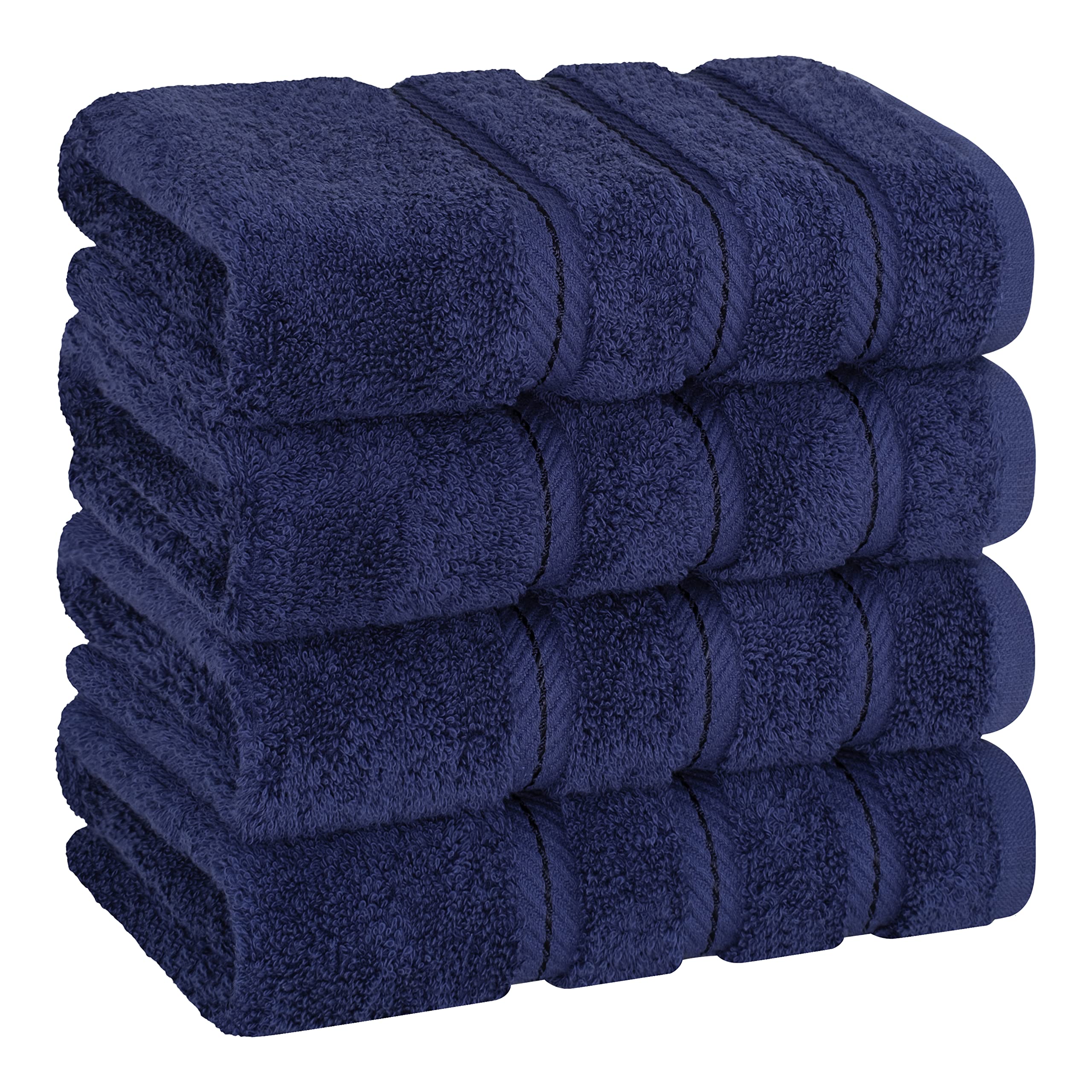 American Soft Linen Hand Towels, Hand Towel Set Of 4, 100% Turkish Cotton Hand Towels For Bathroom, Hand Face Towels For Kitchen