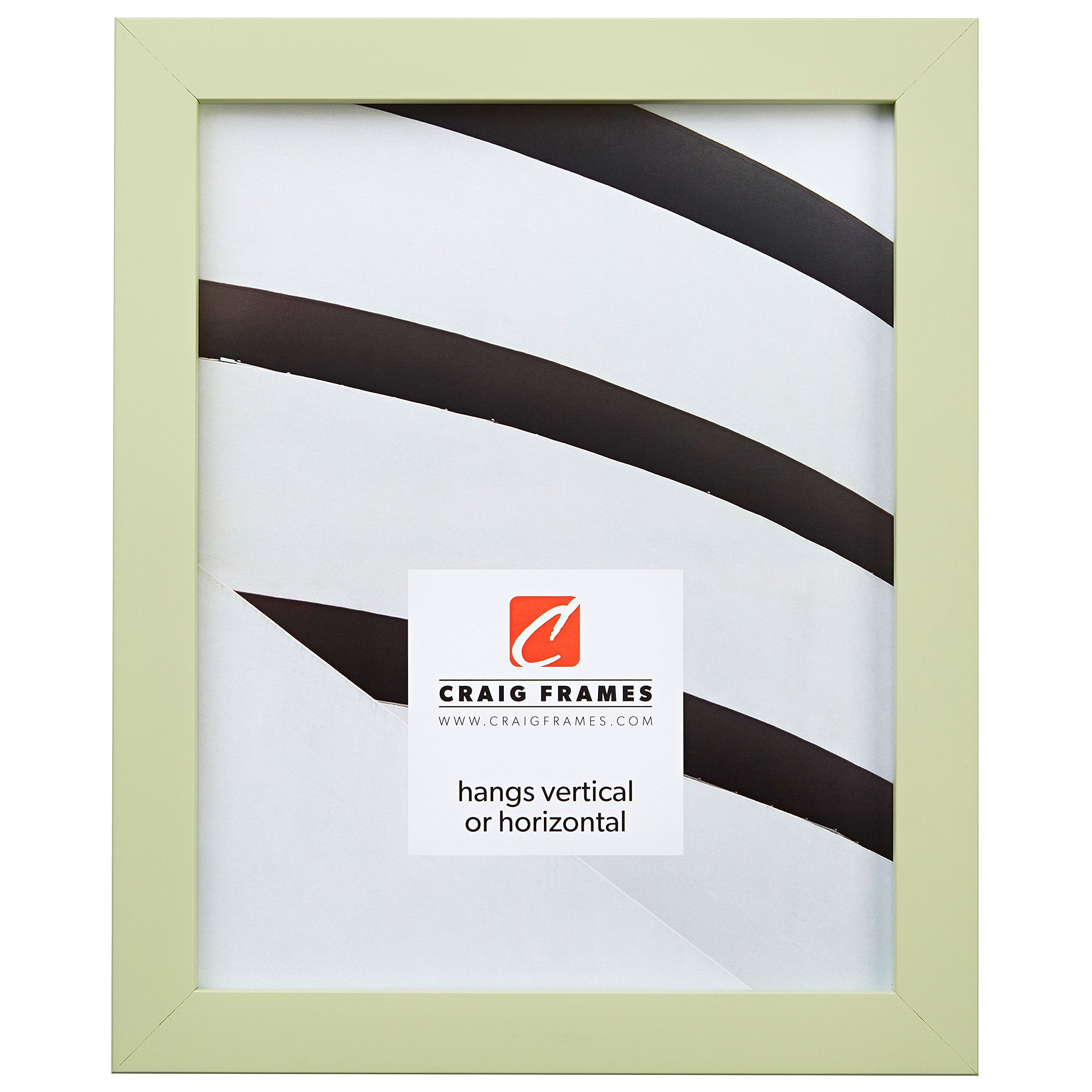 Craig Frames Confetti, Modern Light Green Picture Frame, 14 x 22 Inch