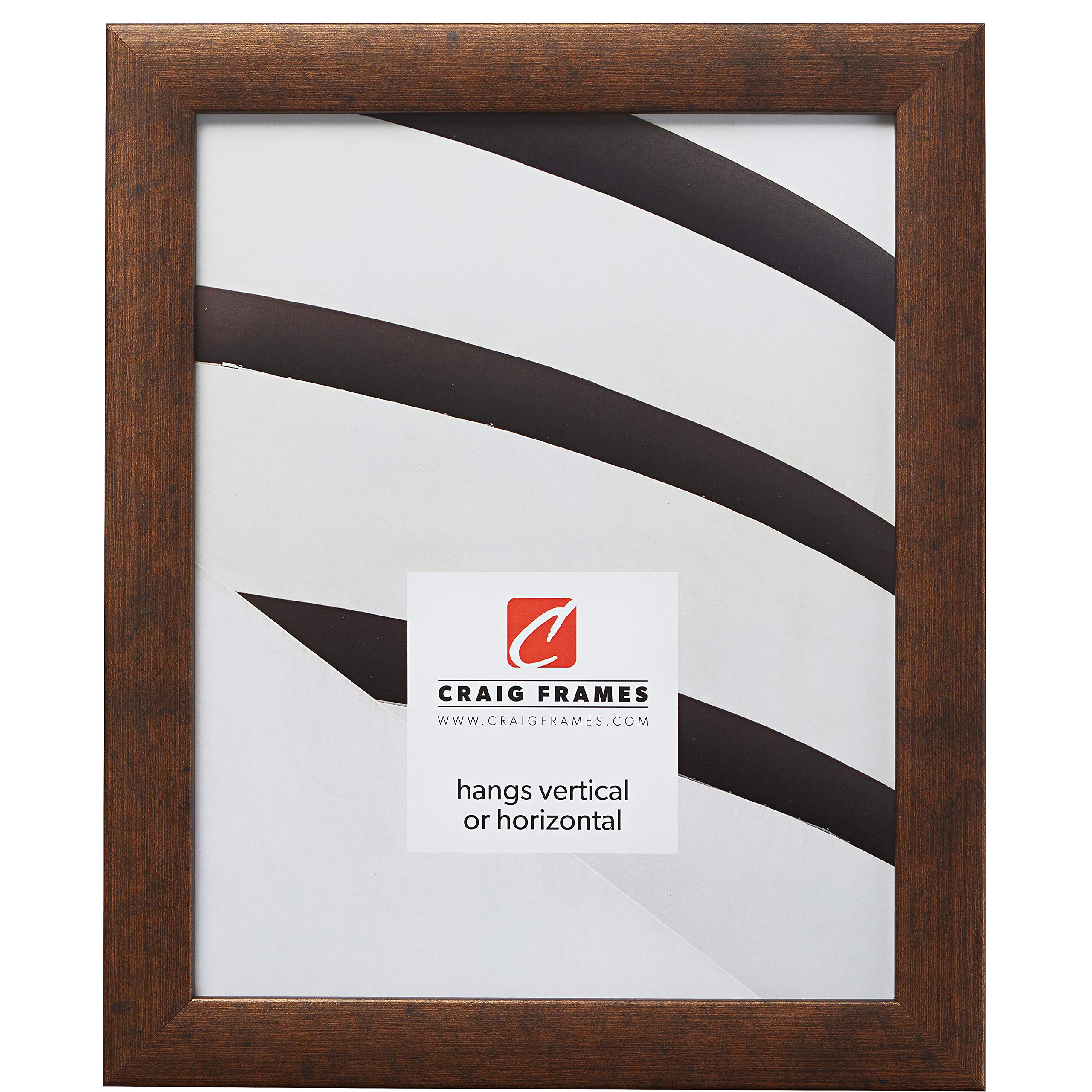 Craig Frames Contemporary Picture Frame, 8 x 12 Inch, Rustic Copper