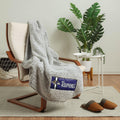 Foco Baltimore Ravens Nfl Big Logo Cloud Sherpa Blanket