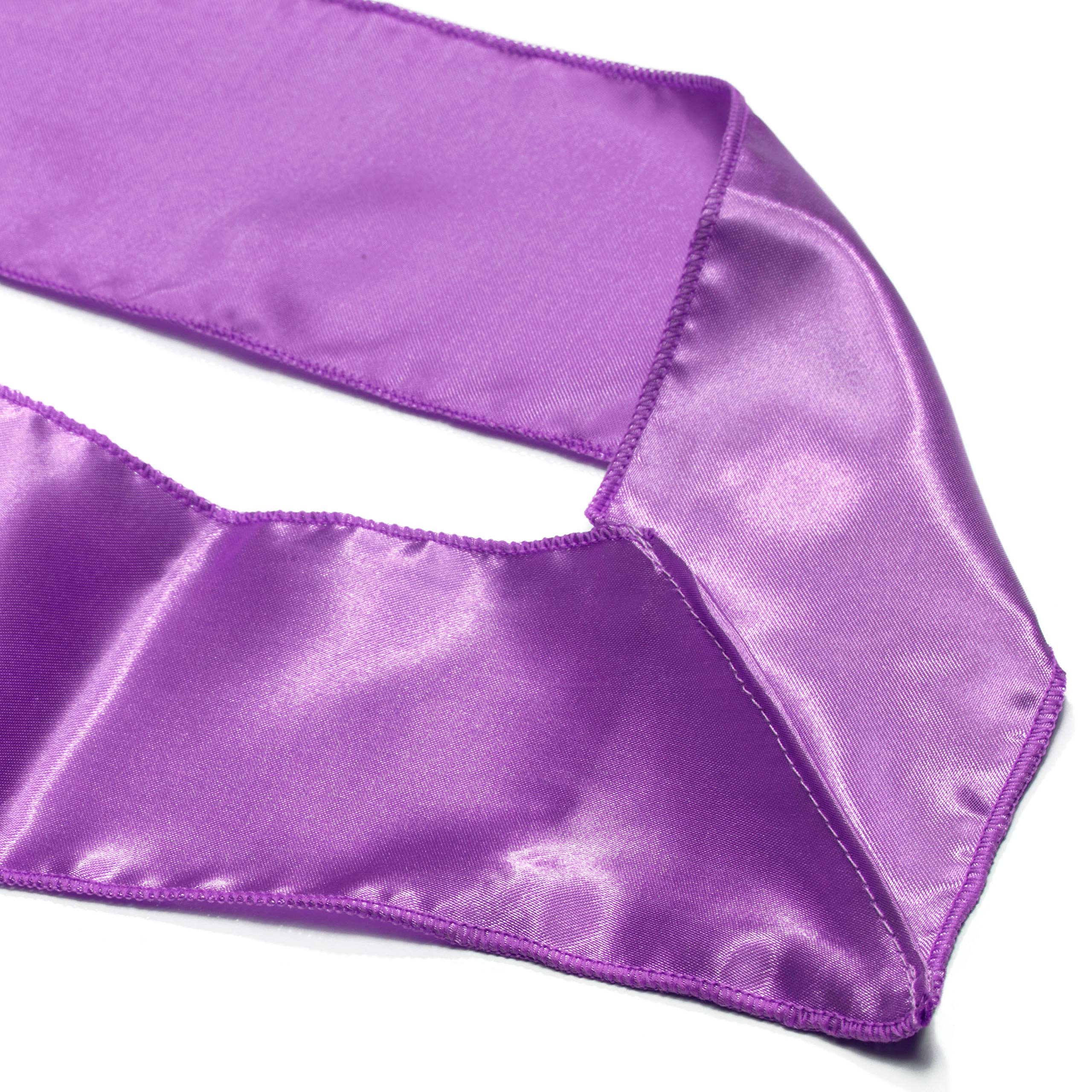Anderson'S Homecoming Royalty Sashes, 2 Pack Purple Sash With White Imprint 72 Inches X 3 Inches, Homecoming Court Sashes For Hi
