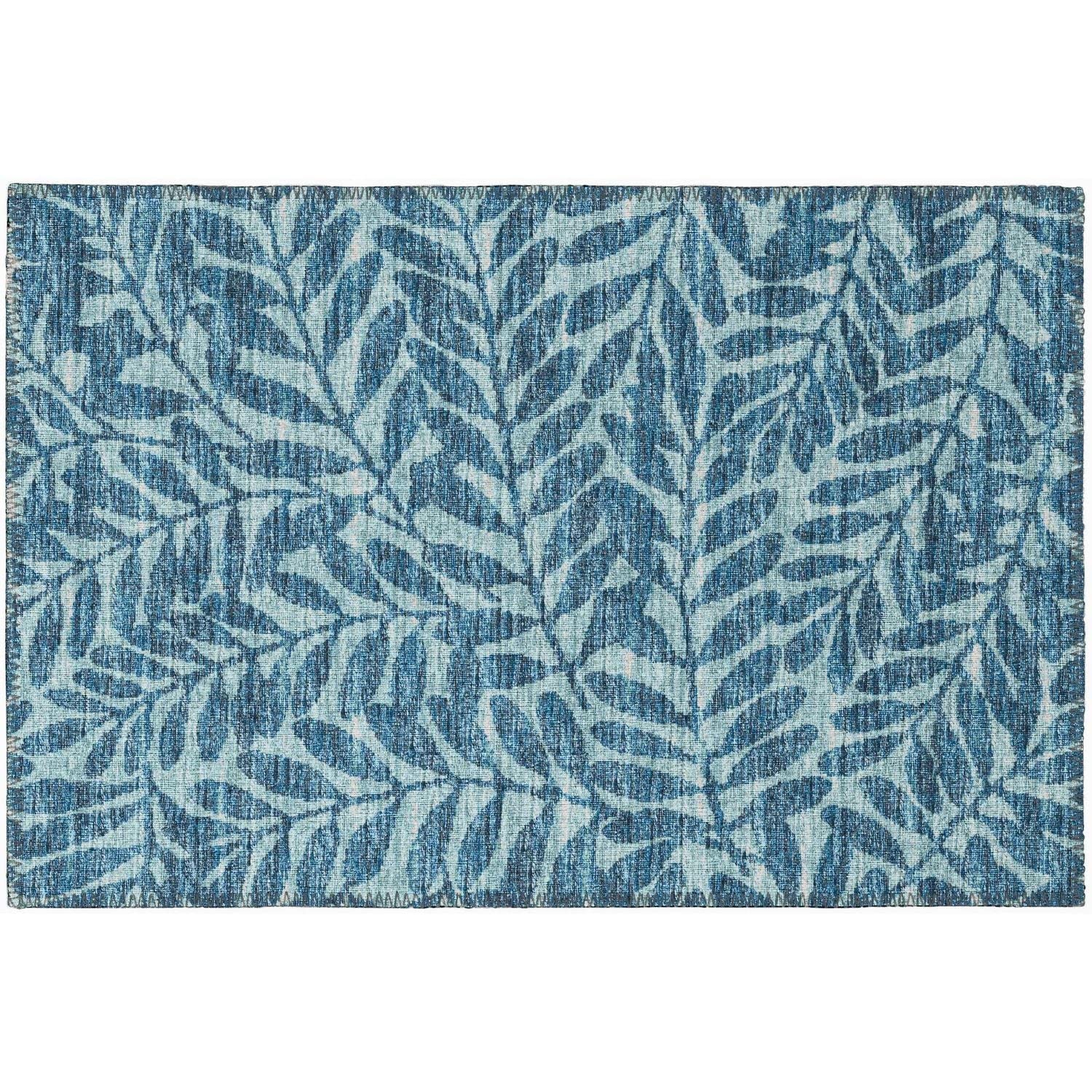Sedona Sn5 Blue Coastal Rug Rectangle 8' X 10'
