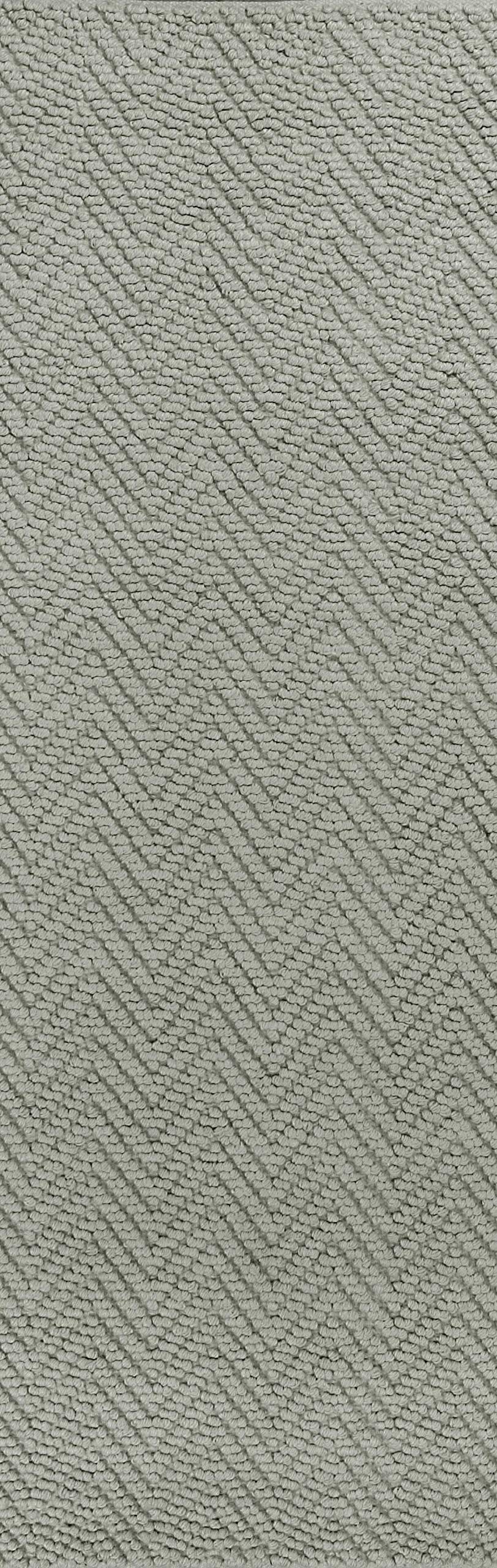 HomeRoots 2'x4' Grey Heather Hand Woven Herringbone Jute Indoor Accent Rug
