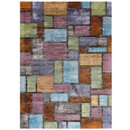 Modway Success Nyssa Abstract Geometric Mosaic Area Rug, 4X6, Multicolored