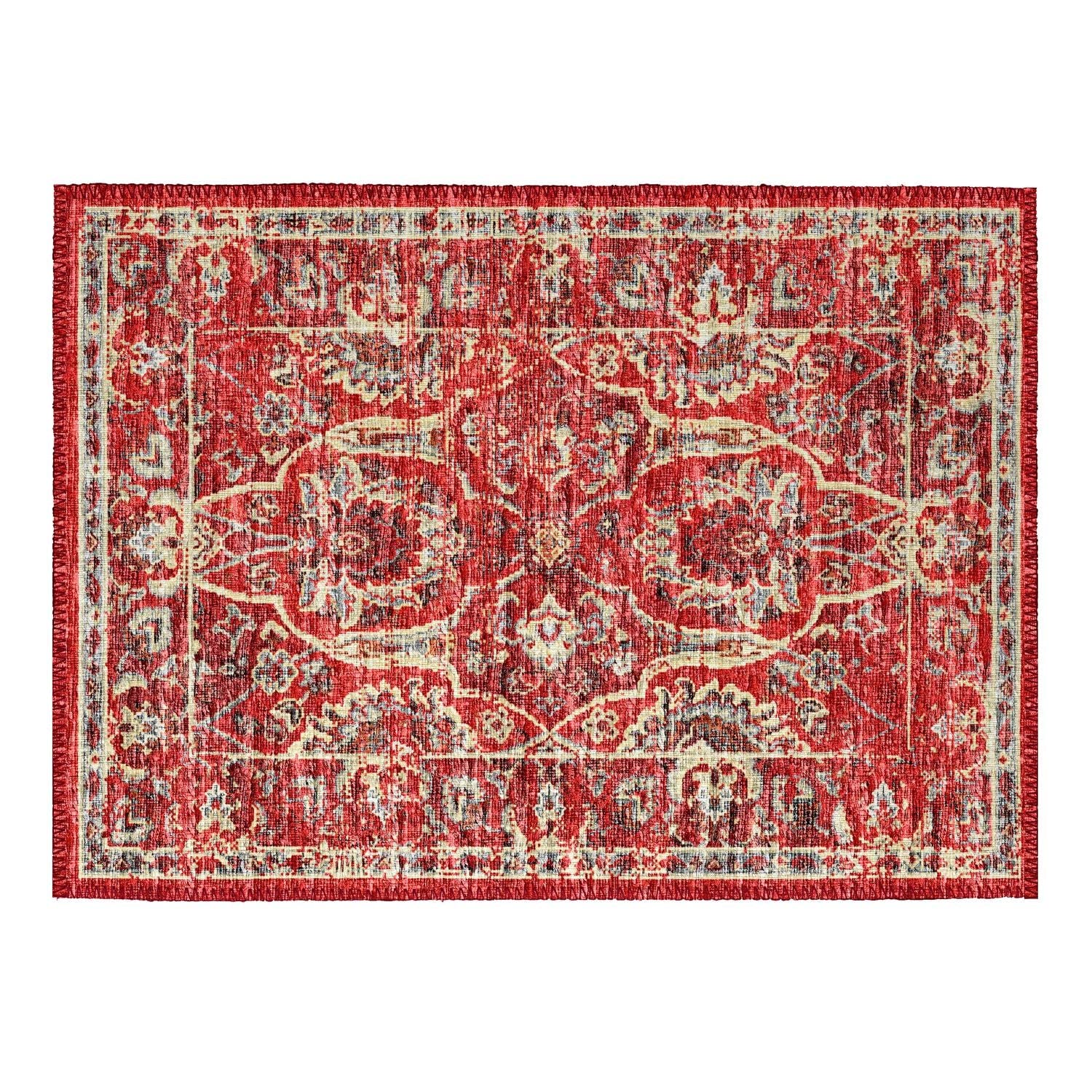 Marbella Mb5 Red Traditional Rug Rectangle 10' X 14'
