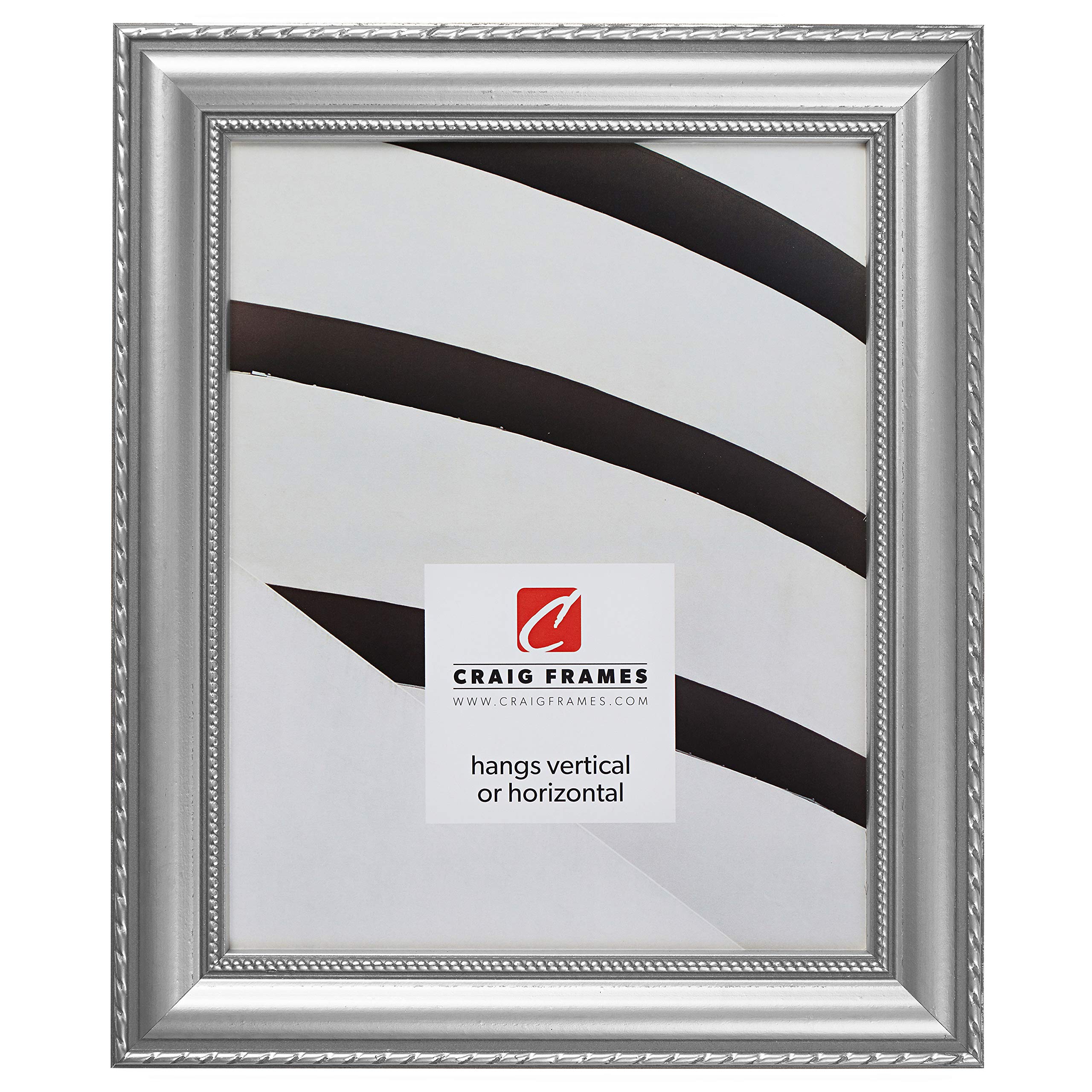 Craig Frames Victoria, 18x22 Picture Frame, Ornate Silver