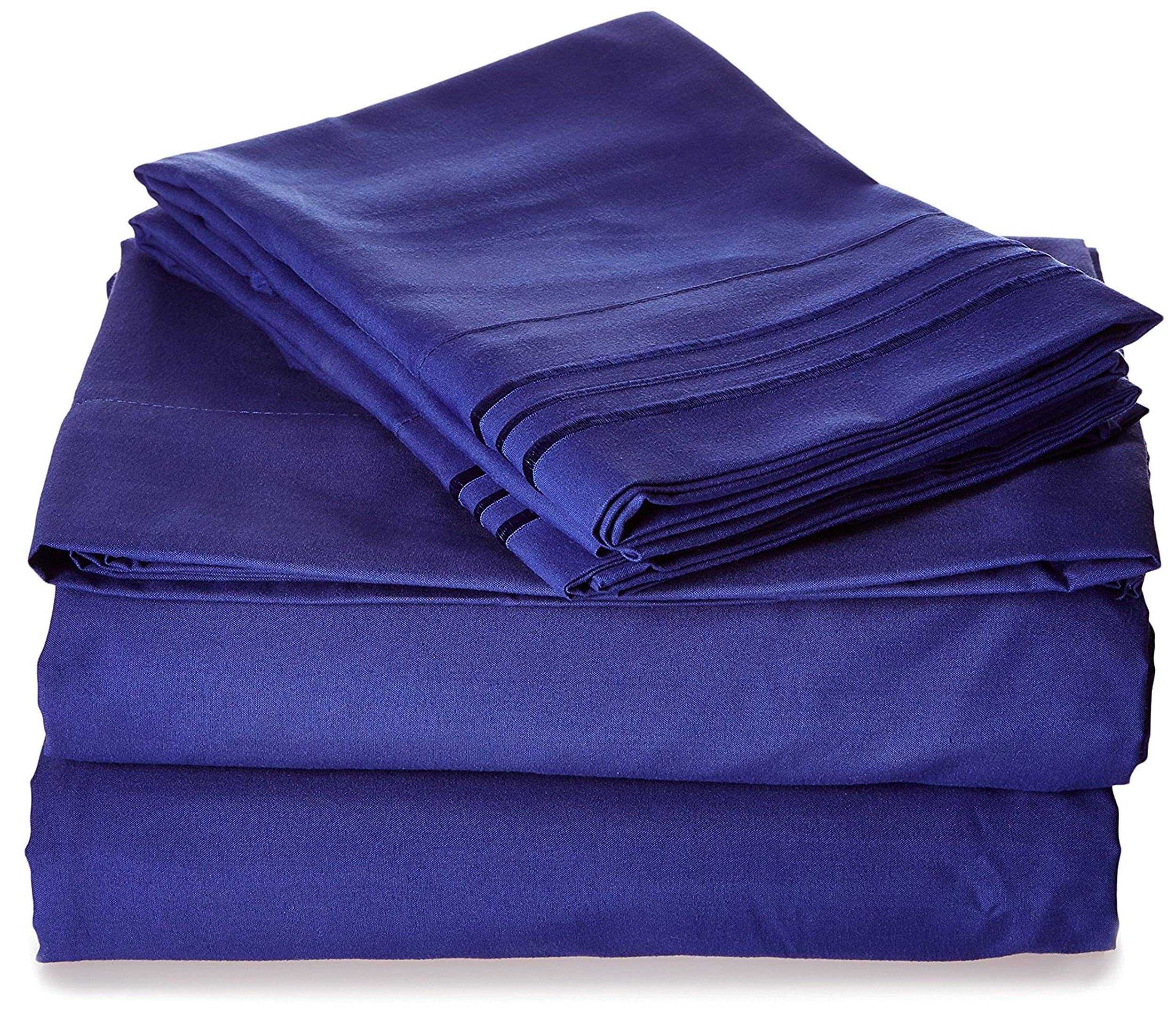 Celine Linen 1800 Thread Count Egyptian Quality Super Soft Wrinkle Resistant & Fade Resistant Beautiful Design On Pillowcases 4-