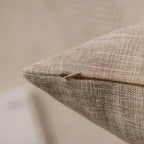 Home Brilliant 24X24 Throw Pillow Covers Linen Textured Fall Throw Pillow Covers Neutral Decorative Pillow Cases For Couch Sofa