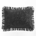Beatrice Home Fashions Medallion Chenille Bedspread, Standard Sham, Charcoal