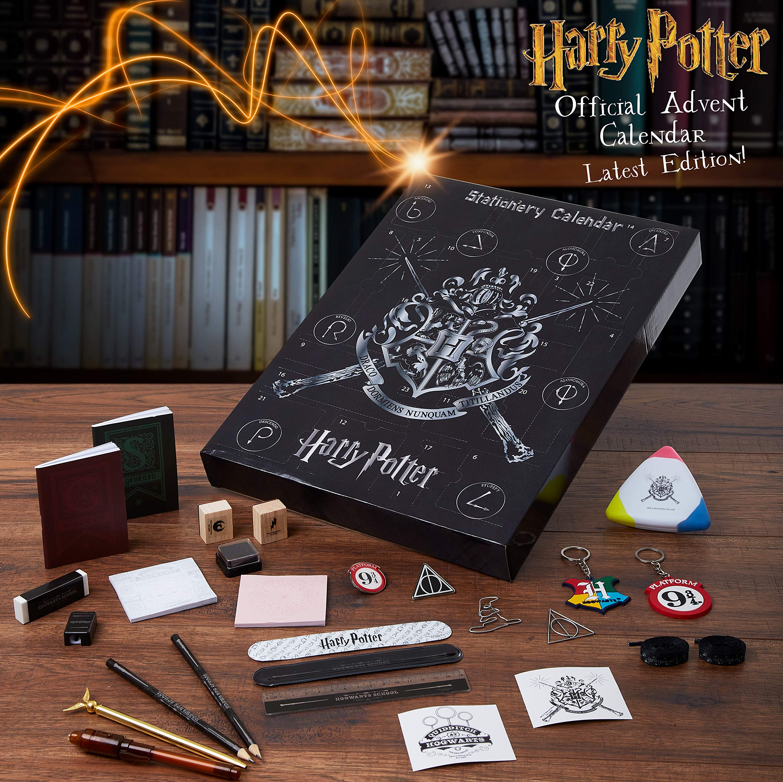 Harry Potter Advent Calendar 2024 - Multicolor Stationery for Boys and Girls, Model 3193, Perfect Holiday Gift