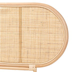 Baxton Studio Reegan Natural Rattan Headboard, Queen