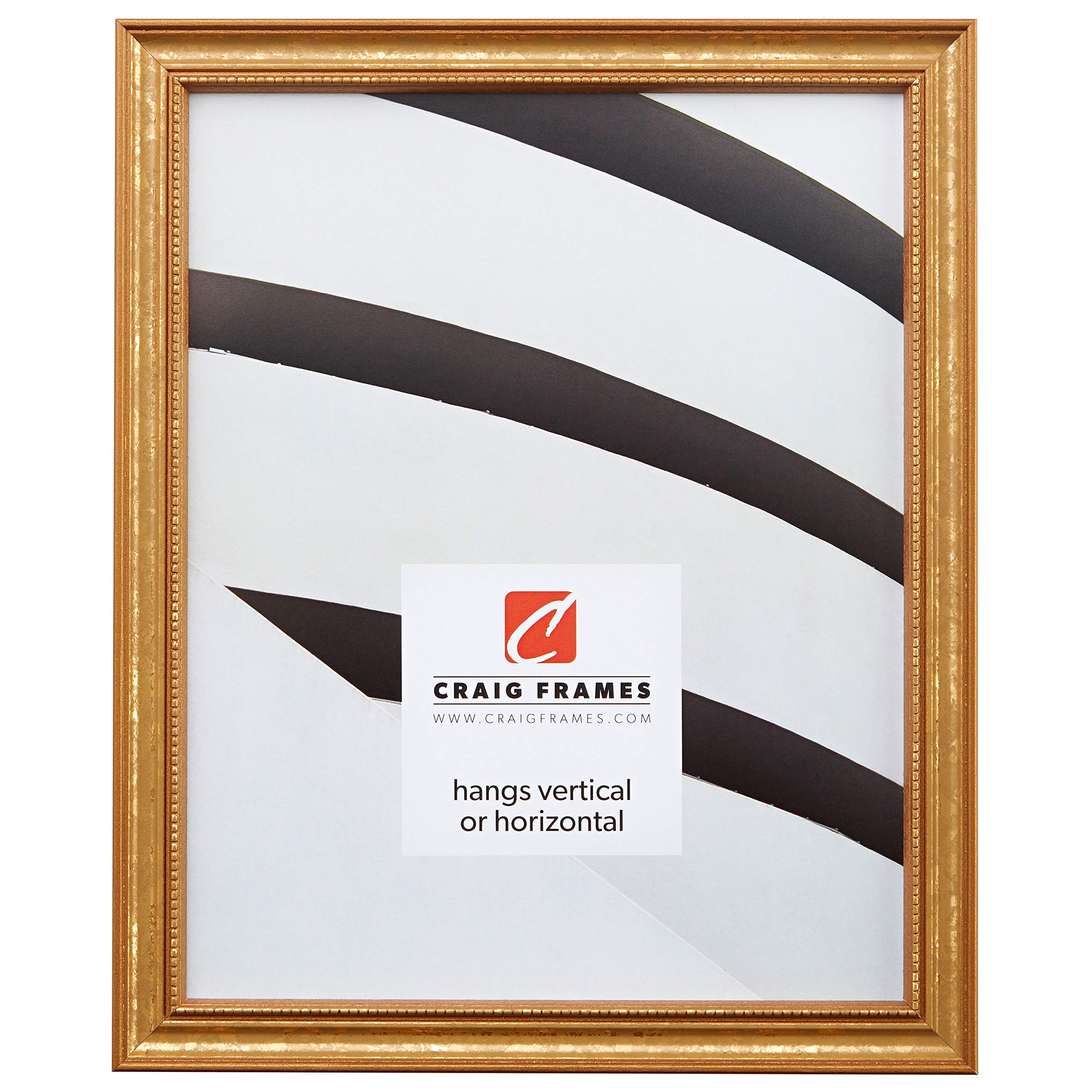 Craig Frames 314GD, Ornate Gold Picture Frame, 12 x 18 Inch
