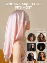[Light Pink] SilkSilky  Sleep Cap 006