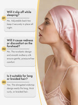 [Light Pink] SilkSilky  Sleep Cap 008
