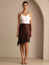 [Coffee] SilkSilky  Skirt 006