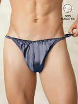 [Grayish Blue] SilkSilky  Men's Underwear 001