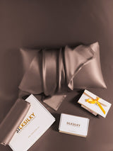 [Brown] SilkSilky Pillowcase 005