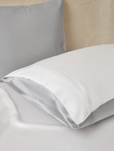 [LightGray+White] SilkSilky  25Momme Bedding Set 004