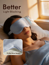 [Light Blue] SilkSilky  Eye Mask 004