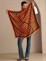 [Orange Arcs] SilkSilky  Scarf 005