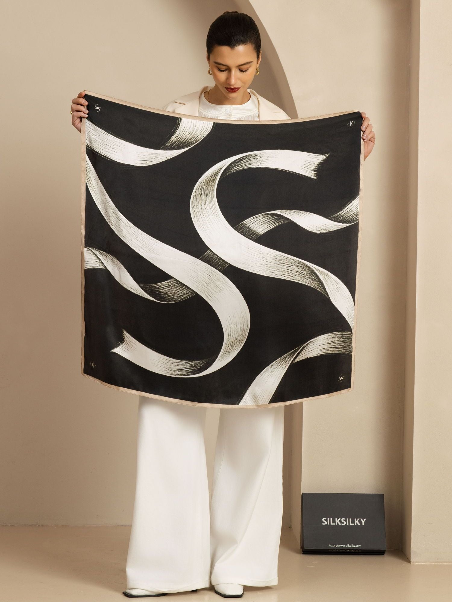 [P106] SilkSilky  Scarf 002