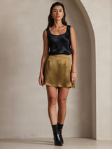 [Black] SilkSilky  Sleeveless Camisole Top 006