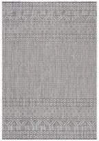 Safavieh Courtyard Collection 5'3' X 7'7' Grey/Black Cy8235 Indoor-Outdoor Waterproof Easy-Cleaning Patio Backyard Mudroom Area-Rug