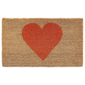 Calloway Mills Madison Heart Doormat (Orange, 17' X 29')