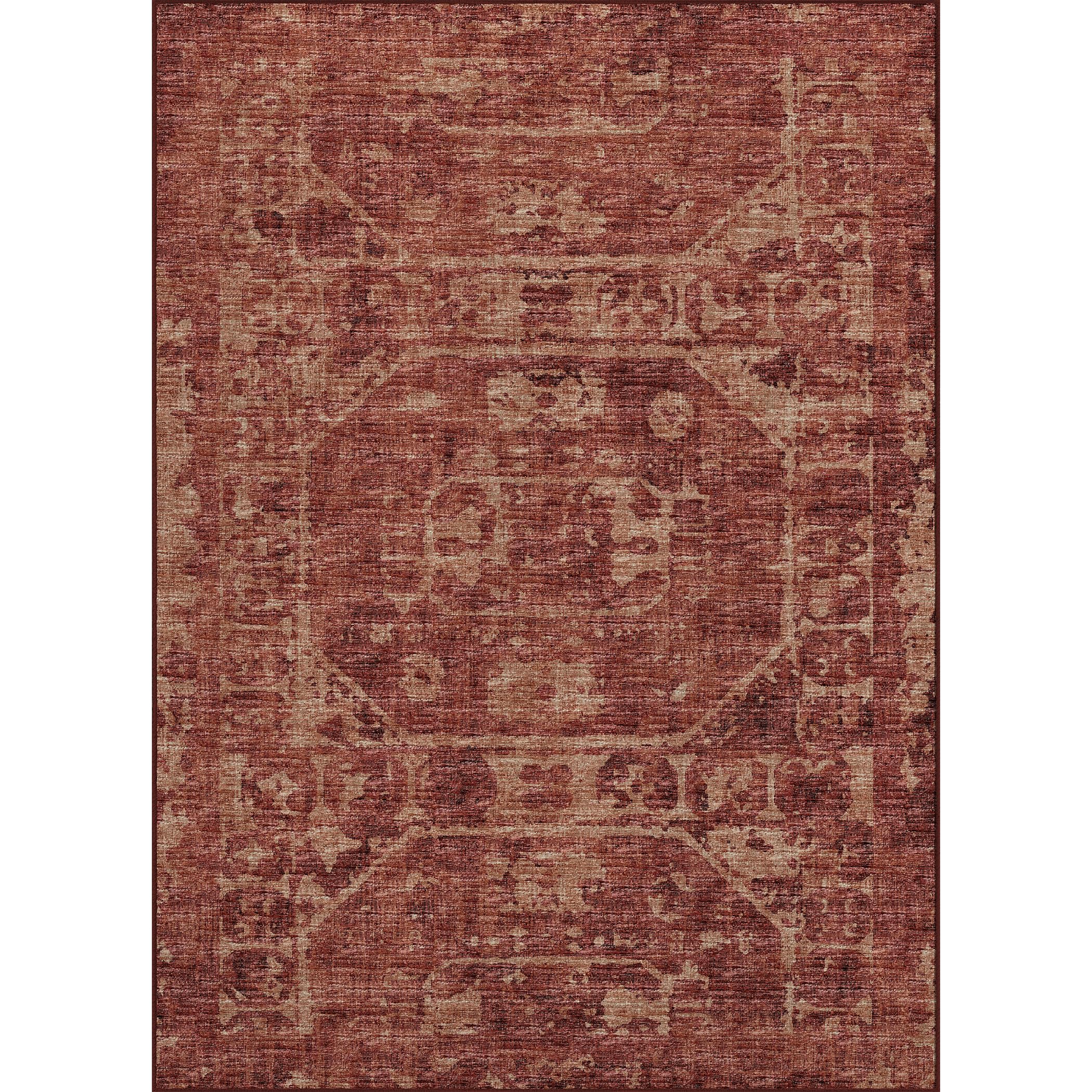 Aberdeen Ab2 Red 3' X 5' Rug