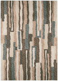 Addison Rugs Bravado Abv37 Earth 8' X 8' Indoor Outdoor Round Rug, Easy Clean, Machine Washable, Non Shedding, Bedroom, Entry, Living Room, Dining Room, Kitchen, Patio Rug