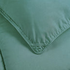 Chezmoi Collection Granite Green Down Alternative Comforter King - 3-Piece Lightweight Comforter Set - All Seasons Microfiber Co