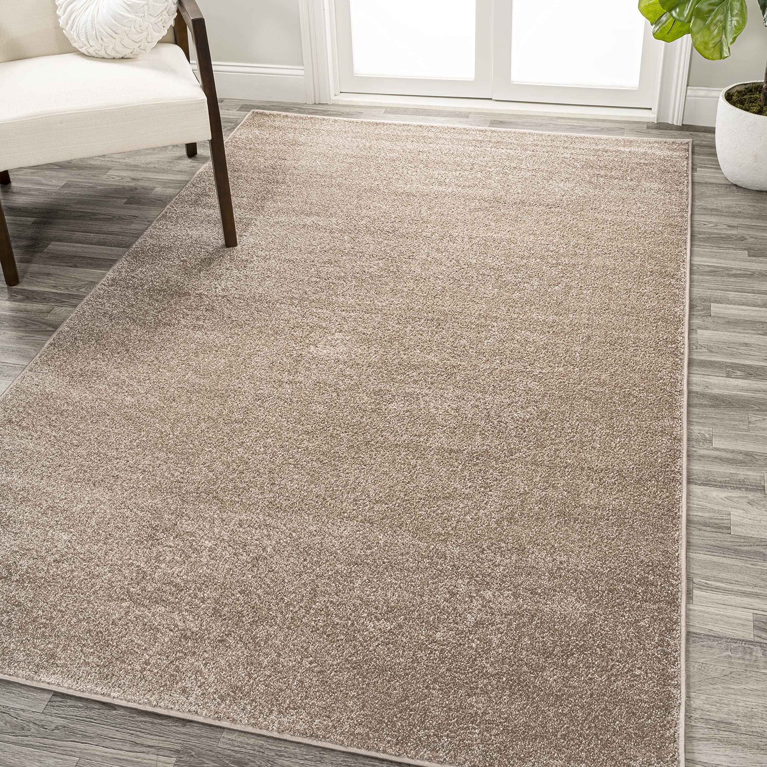 JONATHAN Y SEU100G-15 Haze Solid Low-Pile Indoor Area Rug, Coastal, Bohemian, Minimalist, Classic, Casual for Bedroom,Kitchen,Li