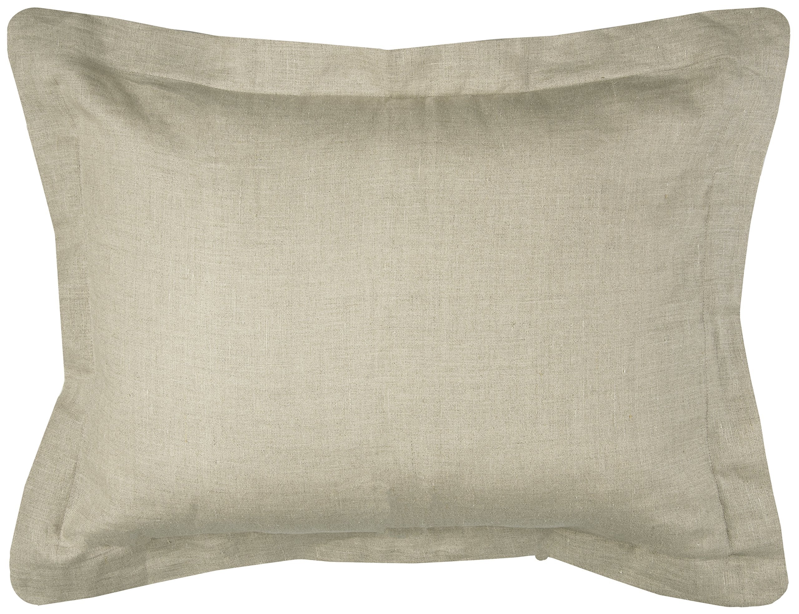 Rizzy Home | BT1759 | King Sham | 20"x36" Brown/Neutral/ Solid