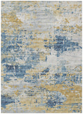 Addison Rugs Indoor/Outdoor Accord Aac34 Blue Washable 8' X 10' Indoor Outdoor Area Rug, Easy Clean, Machine Washable, Non Shedding, Bedroom, Living Room, Dining Room, Kitchen, Patio Rug