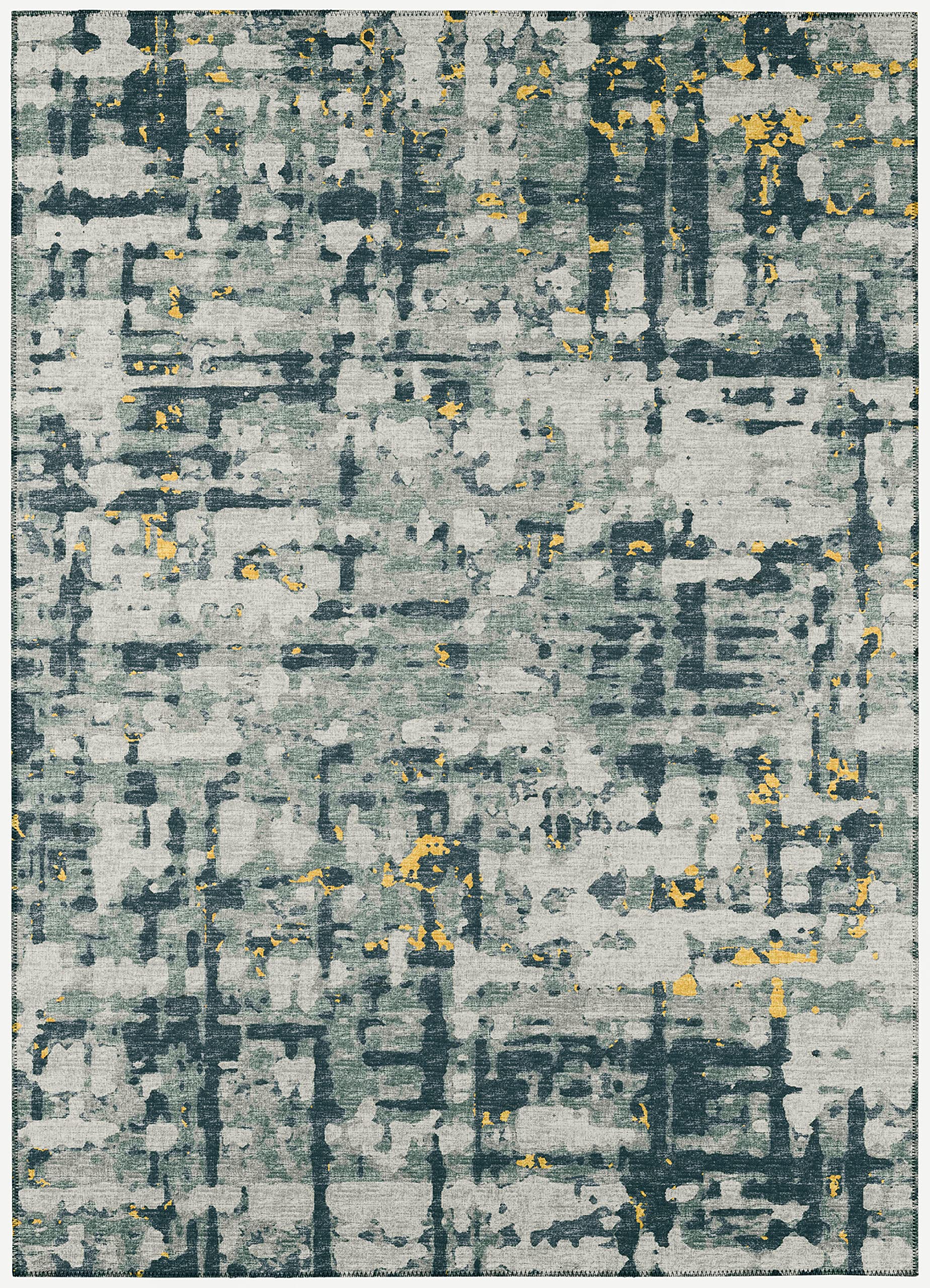 Addison Rugs Bravado Abv35 Gilded Washable 5' X 7'6" Indoor Outdoor Area Rug, Easy Clean, Machine Washable, Non Shedding, Bedroom, Entry, Living Room, Dining Room, Kitchen, Patio Rug