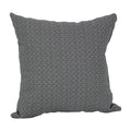 Blazing Needles Square Polyester Jacquard Throw Pillow, 17", Hazeltsb Domino